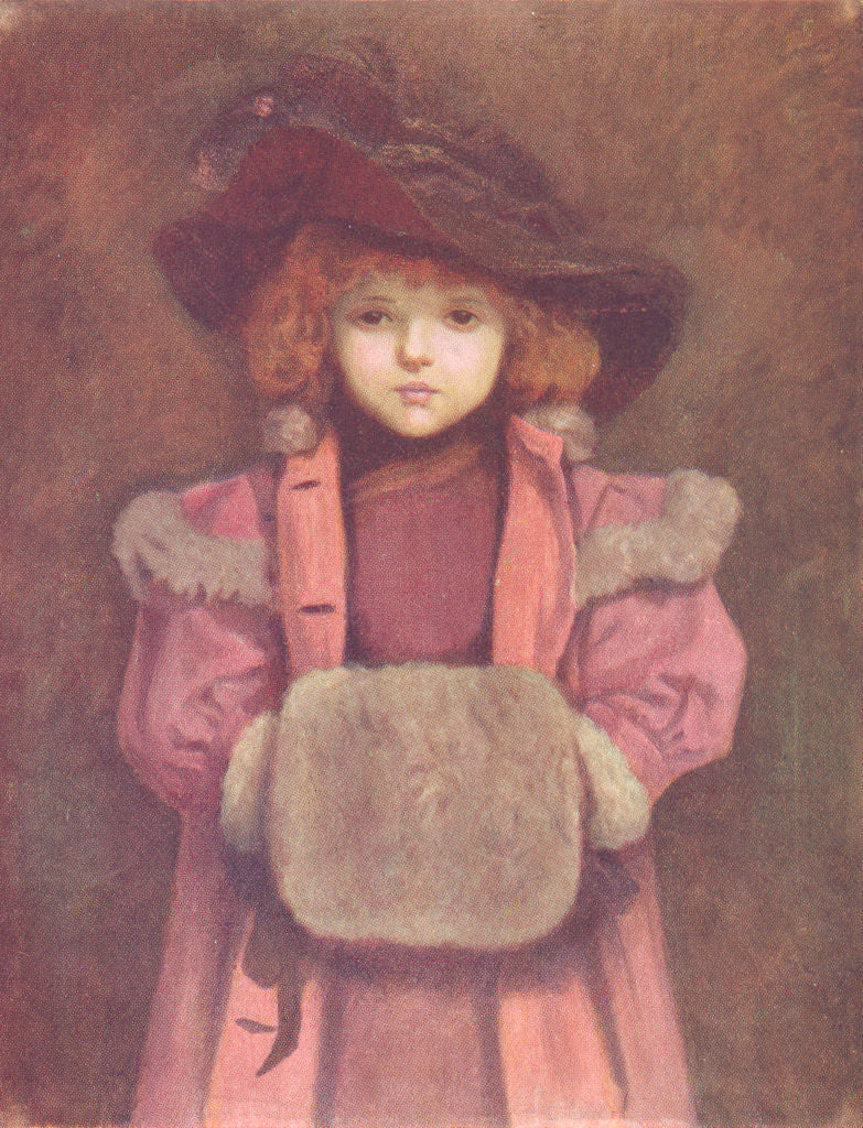 KATE GREENAWAY. Muff 1905 old antique vintage print picture